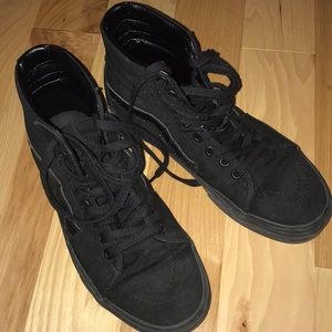 Black Hightop vans